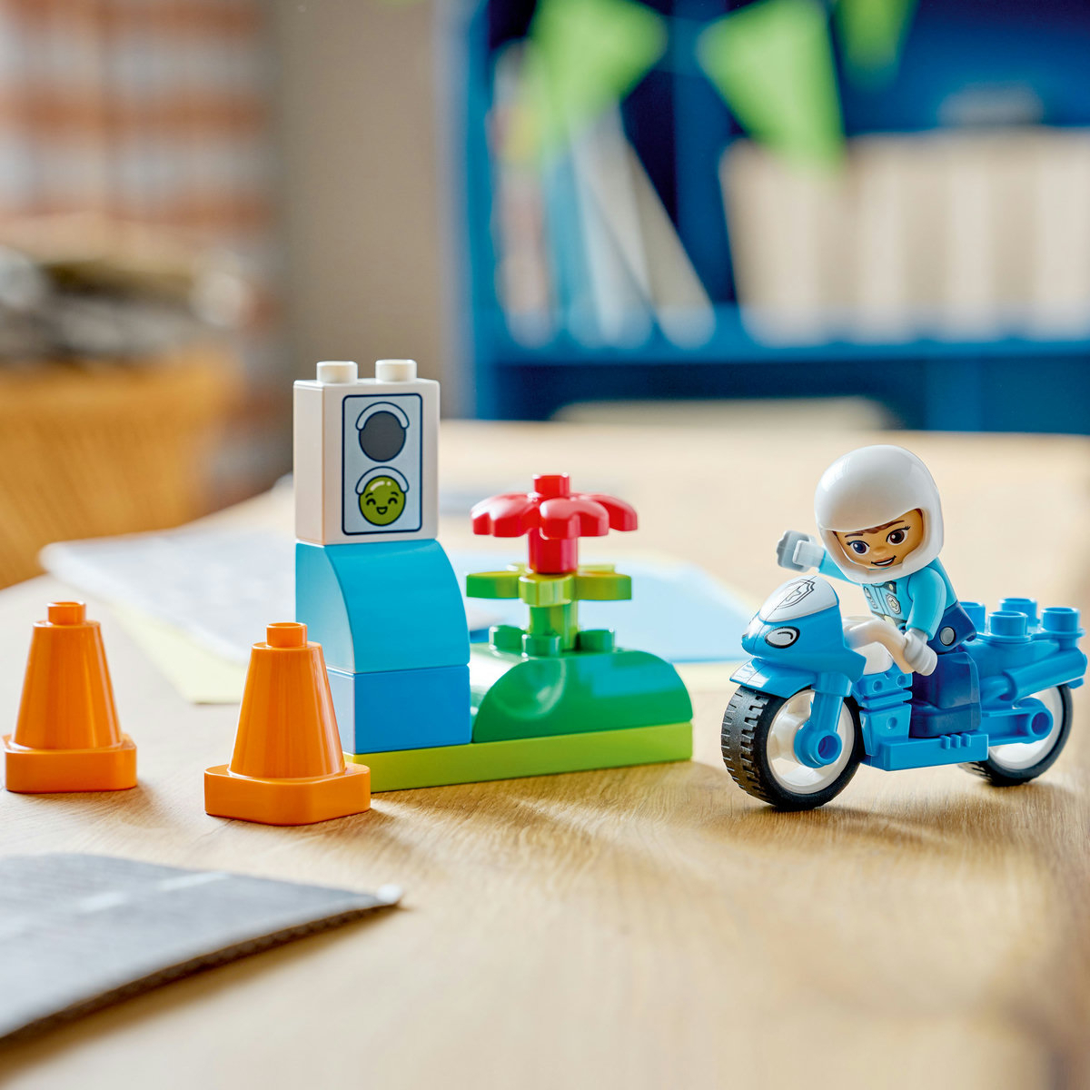 LEGO Duplo Blue Police Motorcycle για 2+ Ετών 11τμχ 10471 - Image 6