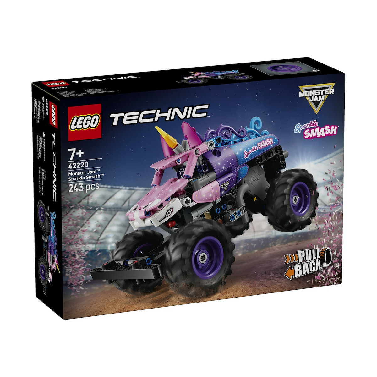 LEGO Technic Monster Jam™ Sparkle Smash™ Pull-Back για 7+ Ετών 243τμχ 42220 - Image 6