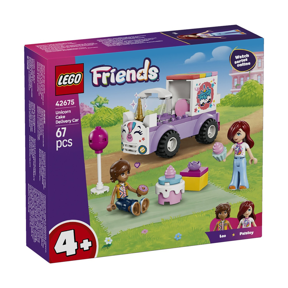 LEGO Friends Unicorn Cake Delivery Car για 4+ Ετών 67τμχ 42675 - Image 6