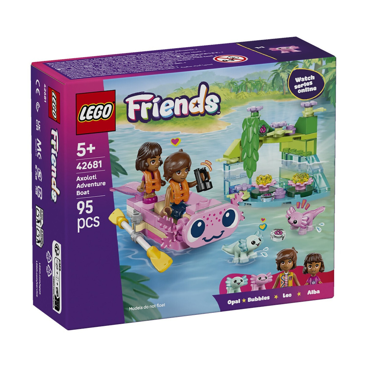 LEGO Friends Axolotl Adventure Boat για 5+ Ετών 95τμχ 42681 - Image 6