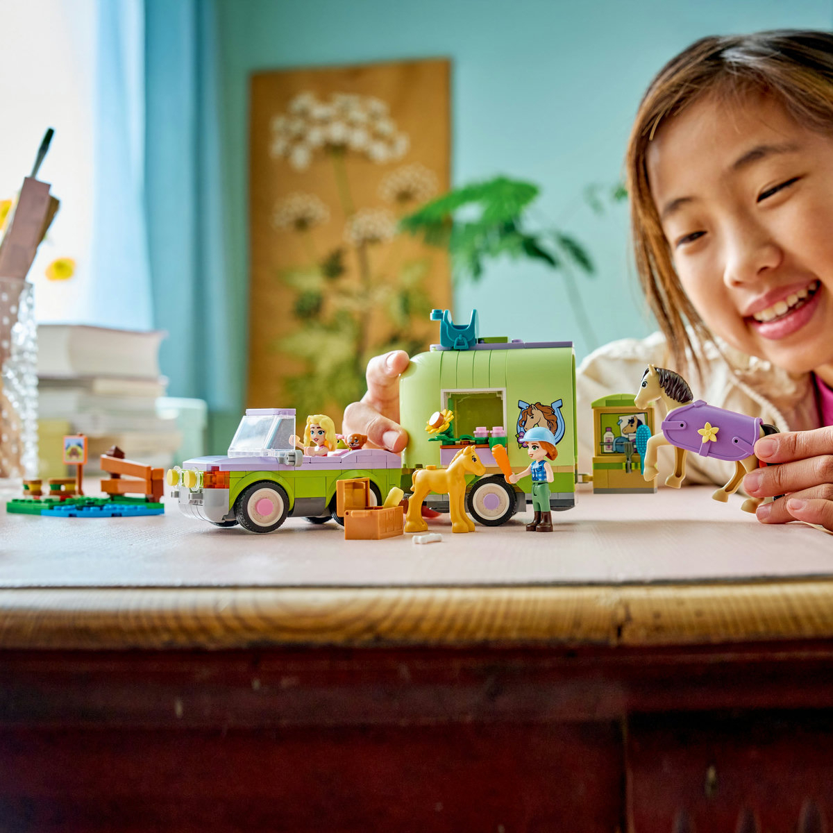 LEGO Friends Horse & Baby Foal Trailer για 7+ Ετών 279τμχ 42695 - Image 5