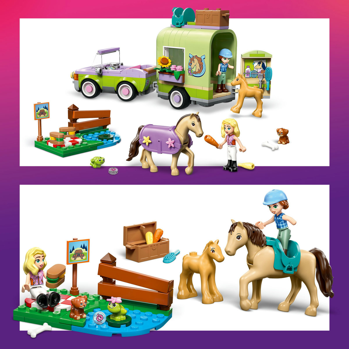 LEGO Friends Horse & Baby Foal Trailer για 7+ Ετών 279τμχ 42695 - Image 9
