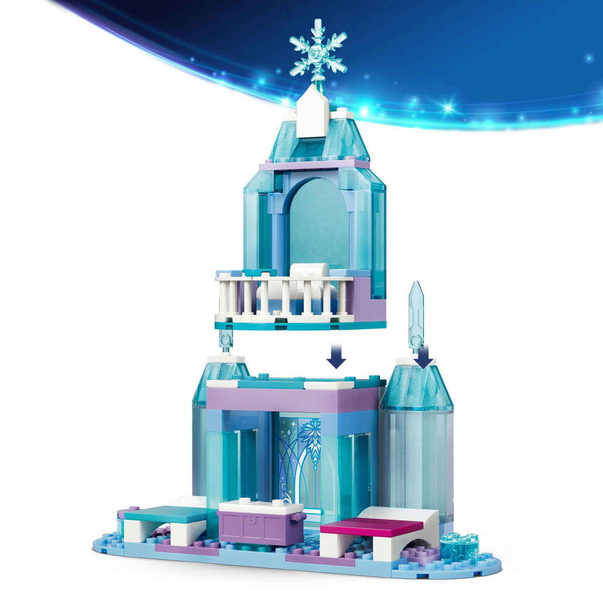 LEGO Disney Elsa's Ice Castle & Snow Ride Adventure για 4+ Ετών 216τμχ 43281 - Image 3