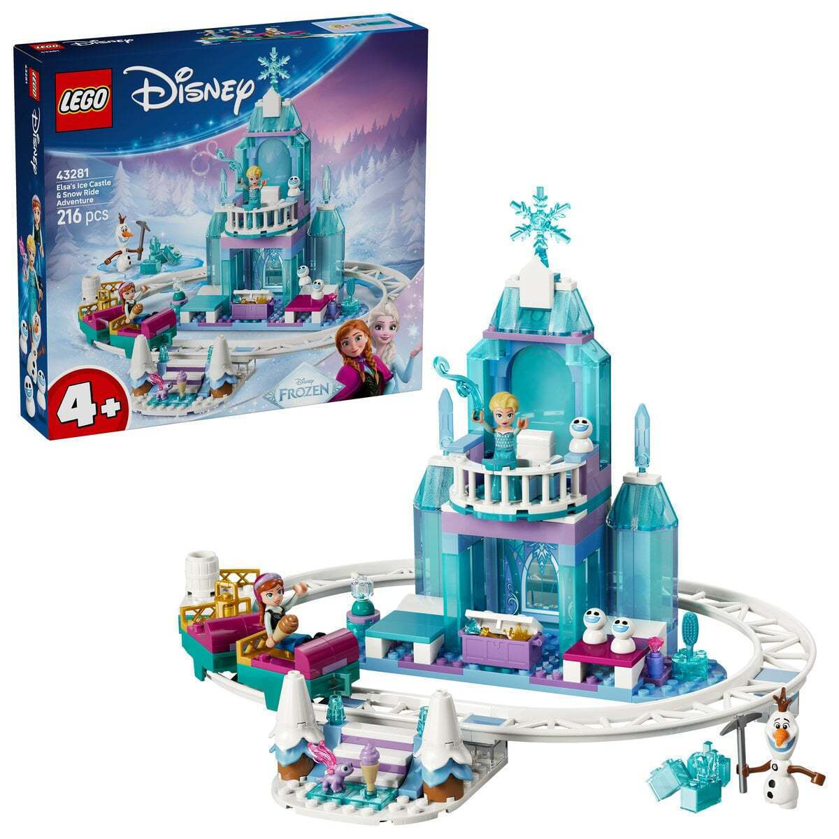 LEGO Disney Elsa's Ice Castle & Snow Ride Adventure για 4+ Ετών 216τμχ 43281 - Image 5