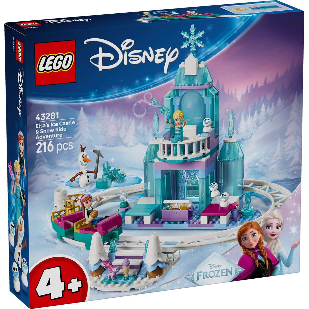LEGO Disney Elsa's Ice Castle & Snow Ride Adventure για 4+ Ετών 216τμχ 43281 - Image 8