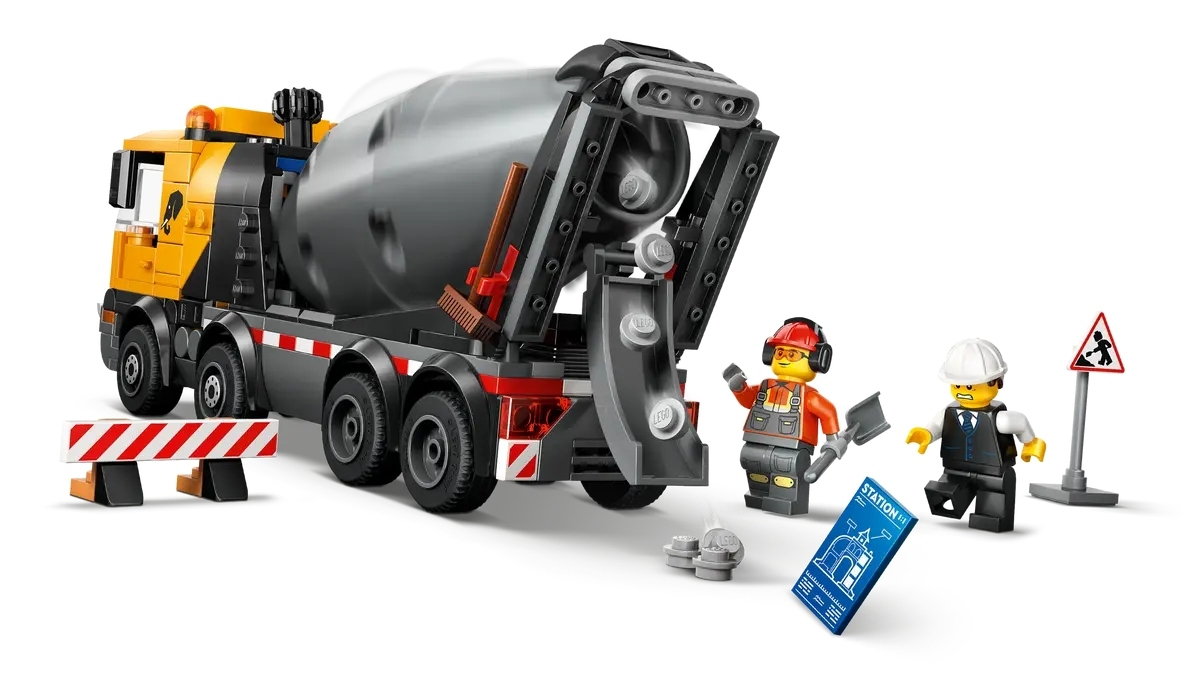 LEGO City Cement Mixer για 7+ Ετών 371τμχ 60478 - Image 3