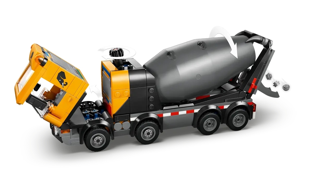 LEGO City Cement Mixer για 7+ Ετών 371τμχ 60478 - Image 5