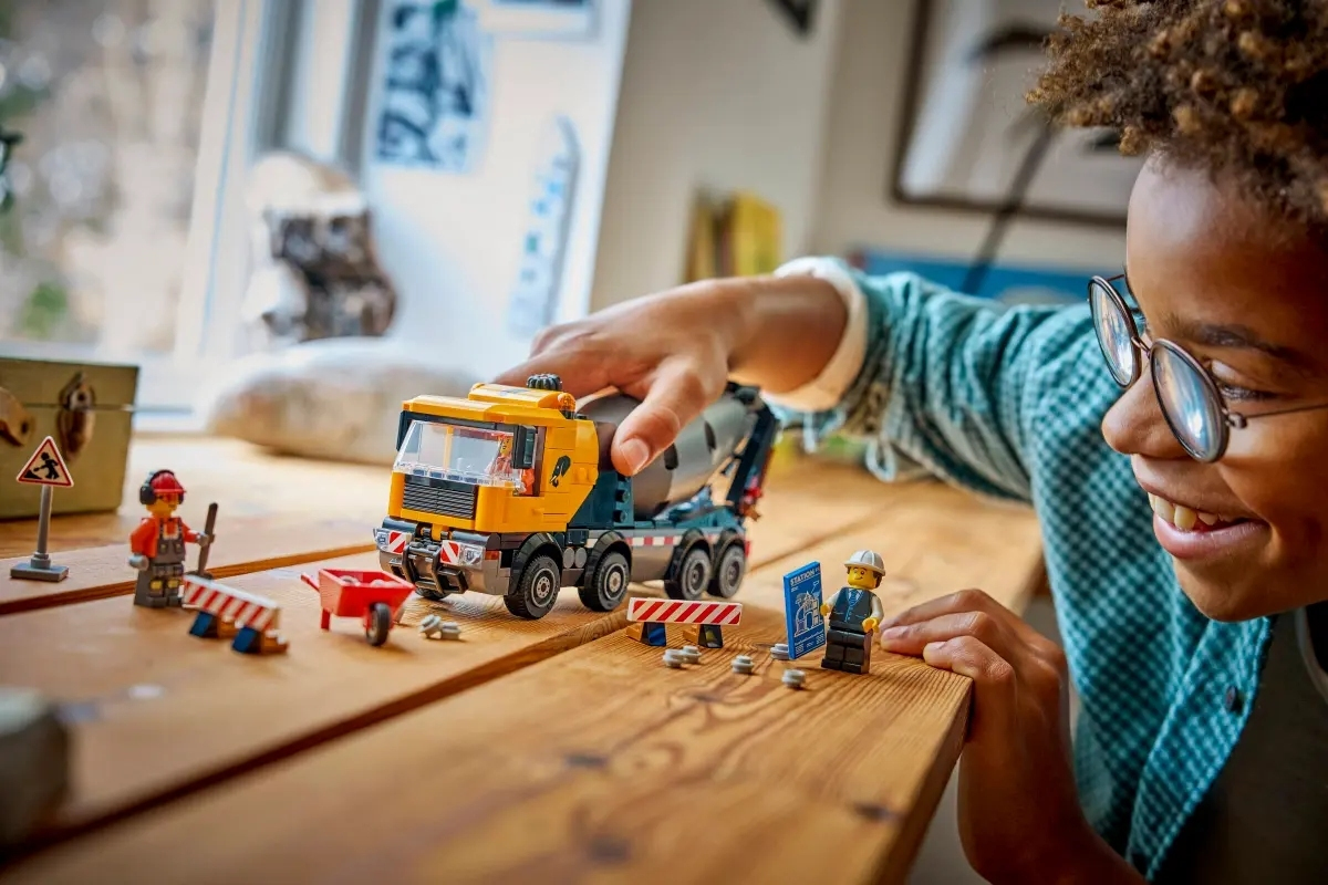 LEGO City Cement Mixer για 7+ Ετών 371τμχ 60478 - Image 7