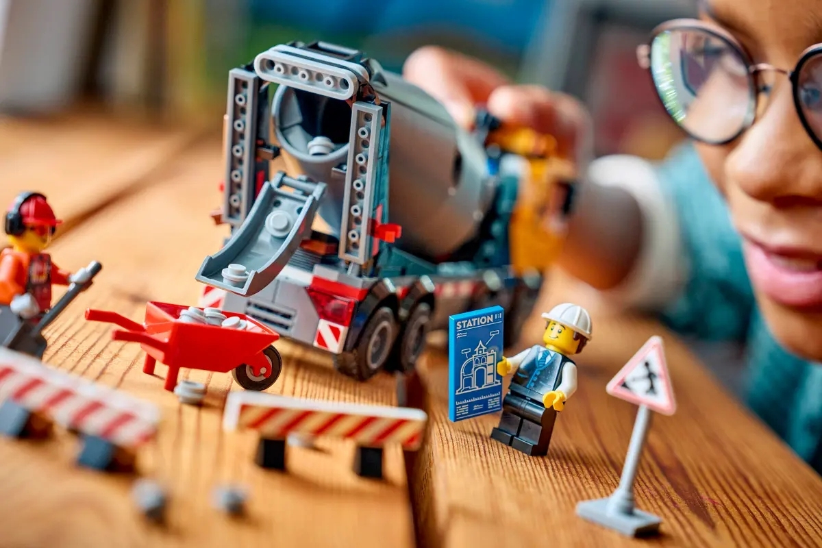 LEGO City Cement Mixer για 7+ Ετών 371τμχ 60478 - Image 8