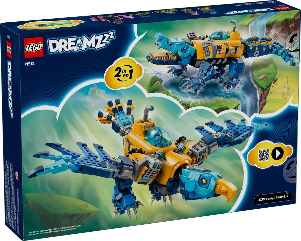 LEGO DREAMZzz Crocodile Submarine για 8+ Ετών 1107τμχ 71512 - Image 10
