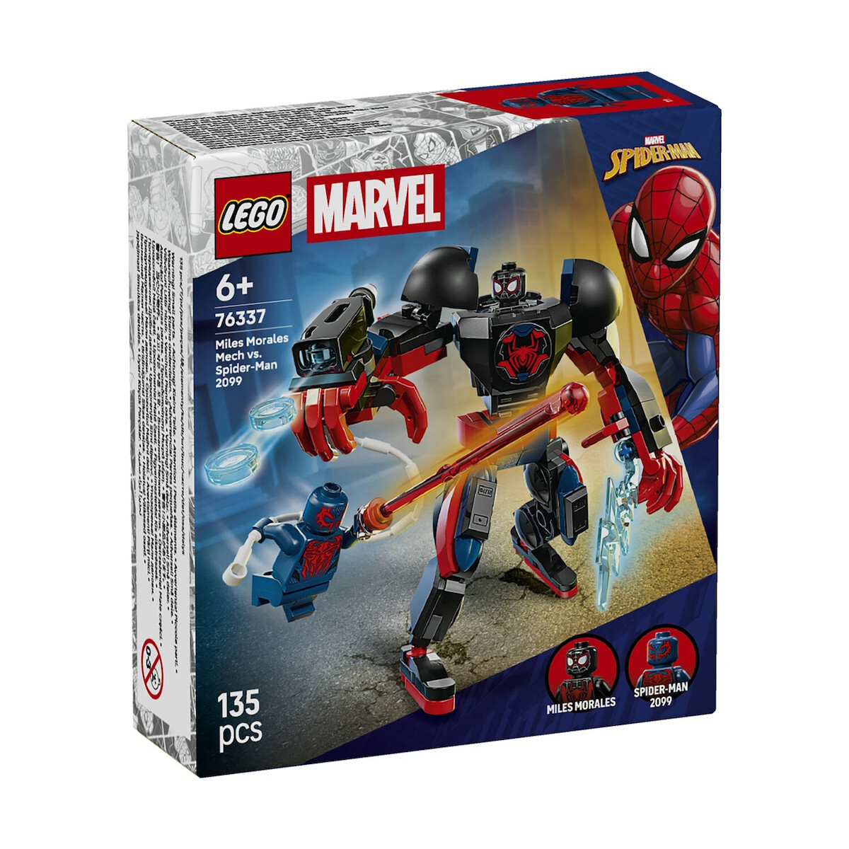 LEGO Marvel Miles Morales Mech vs. Spider-Man 2099 για 6+ Ετών 135τμχ 76337 - Image 3