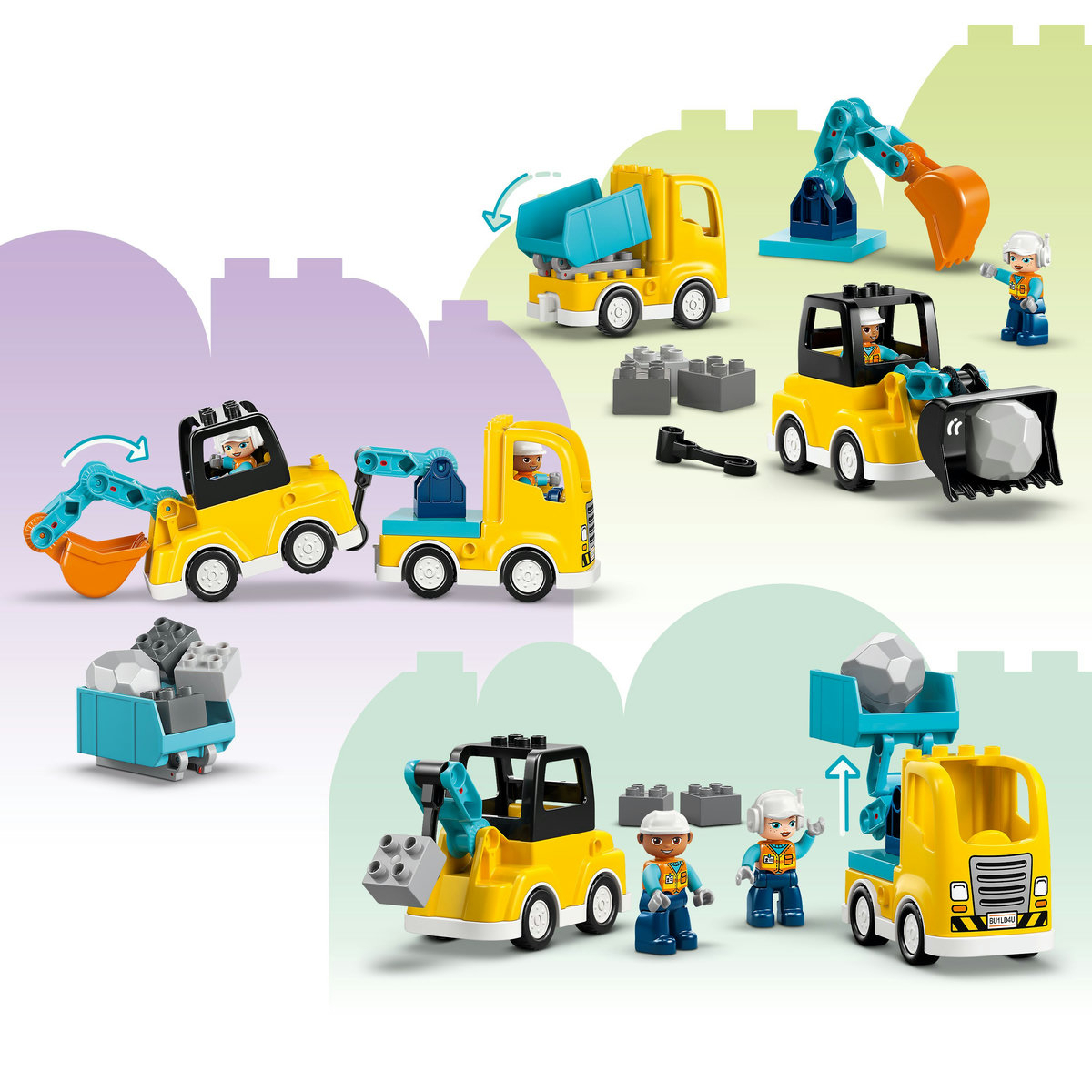 LEGO Duplo 3in1 Construction Vehicles για 2+ Ετών 22τμχ 10475 - Image 8