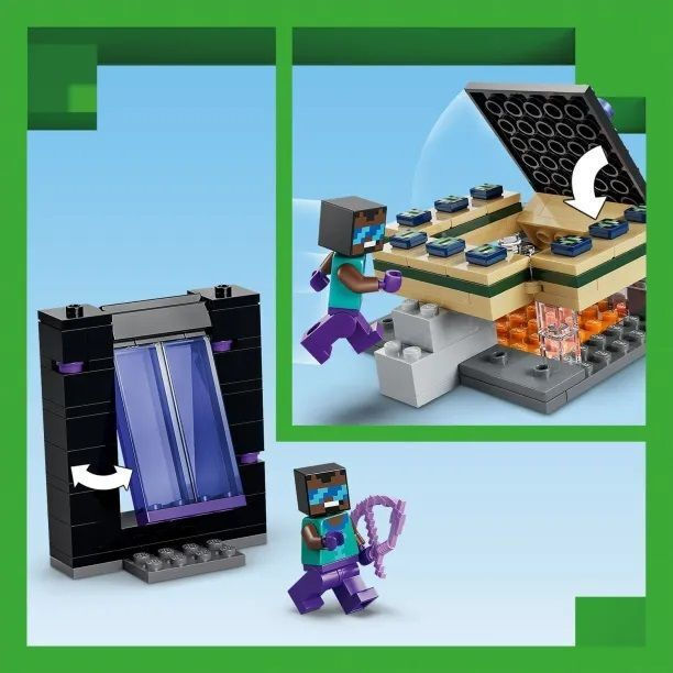 LEGO Minecraft Nether & End Portal Journey για 7+ Ετών 192τμχ 21584 - Image 5