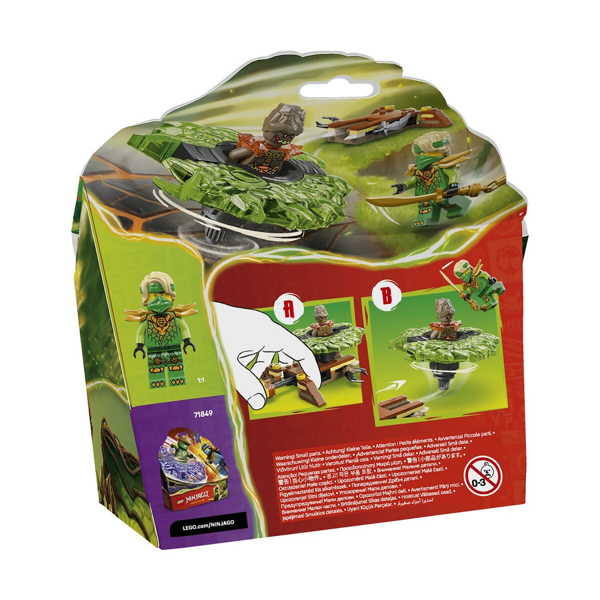 LEGO Ninjago Lloyd vs. Earth Monster Spinner για 6+ Ετών 52τμχ 71850 - Image 3