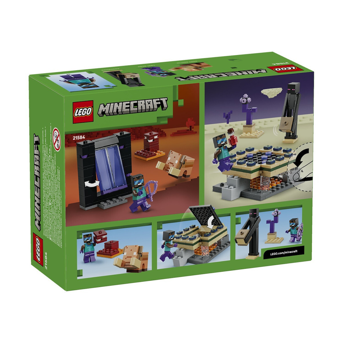LEGO Minecraft Nether & End Portal Journey για 7+ Ετών 192τμχ 21584 - Image 4