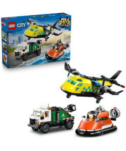 Alternative view of LEGO City Airplane, Service Truck & Hovercraft Remix για 7+ Ετών 990τμχ 60505