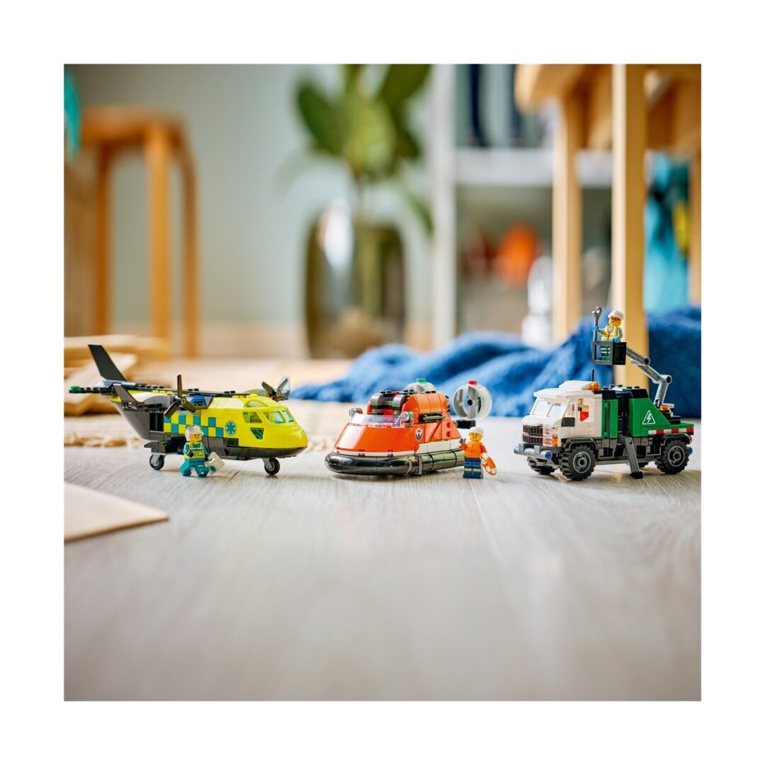 LEGO City Airplane, Service Truck & Hovercraft Remix για 7+ Ετών 990τμχ 60505 - Image 8