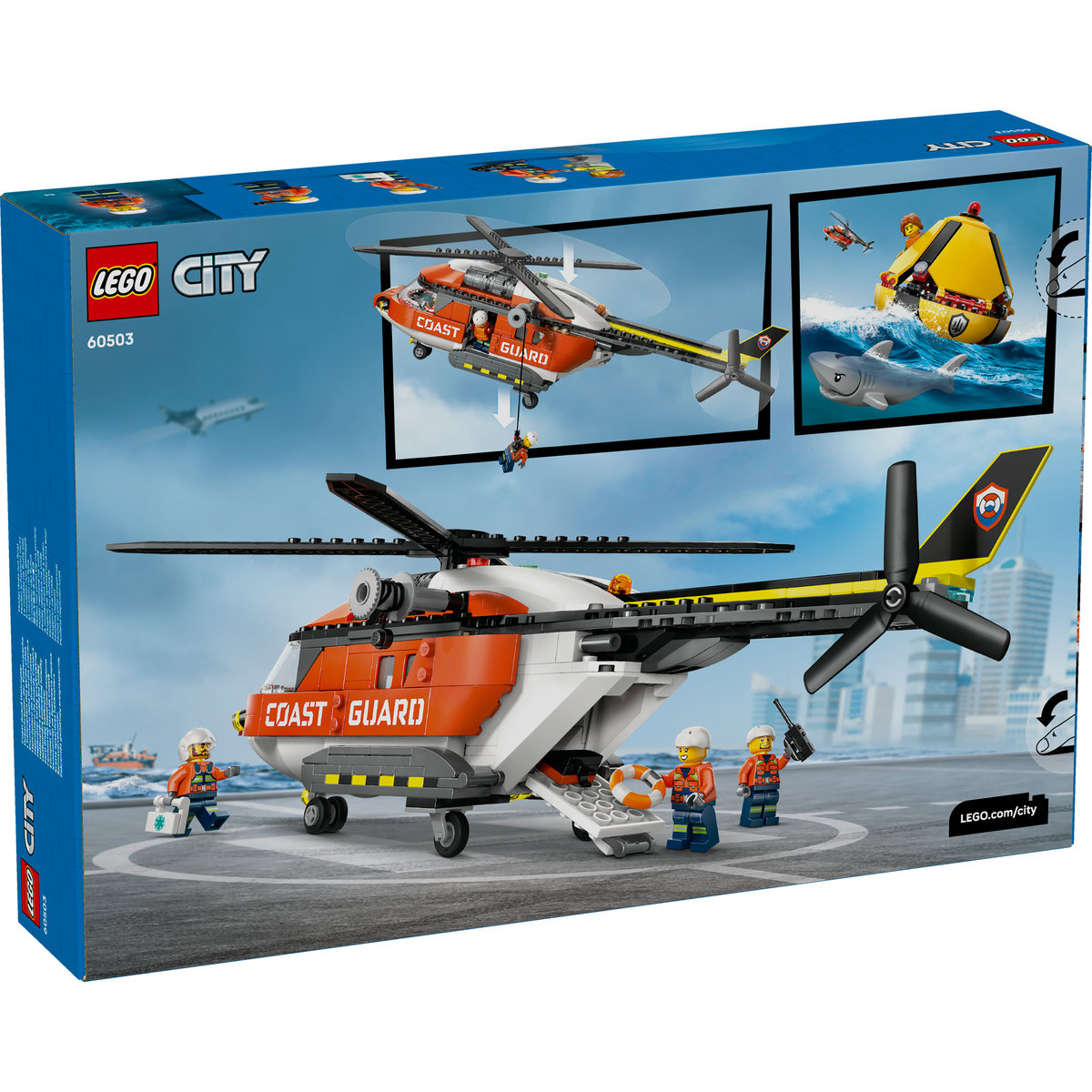 LEGO City Coast Guard Helicopter για 7+ Ετών 551τμχ 60503 - Image 7