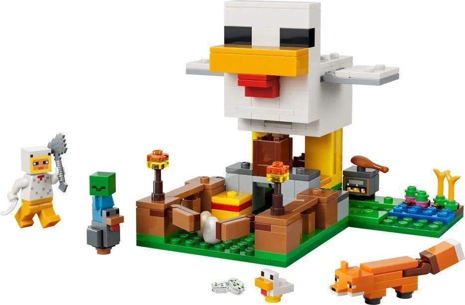 LEGO Minecraft Chicken Farm για 7+ Ετών 233τμχ 21585 - Image 3
