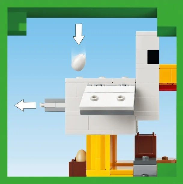 LEGO Minecraft Chicken Farm για 7+ Ετών 233τμχ 21585 - Image 4