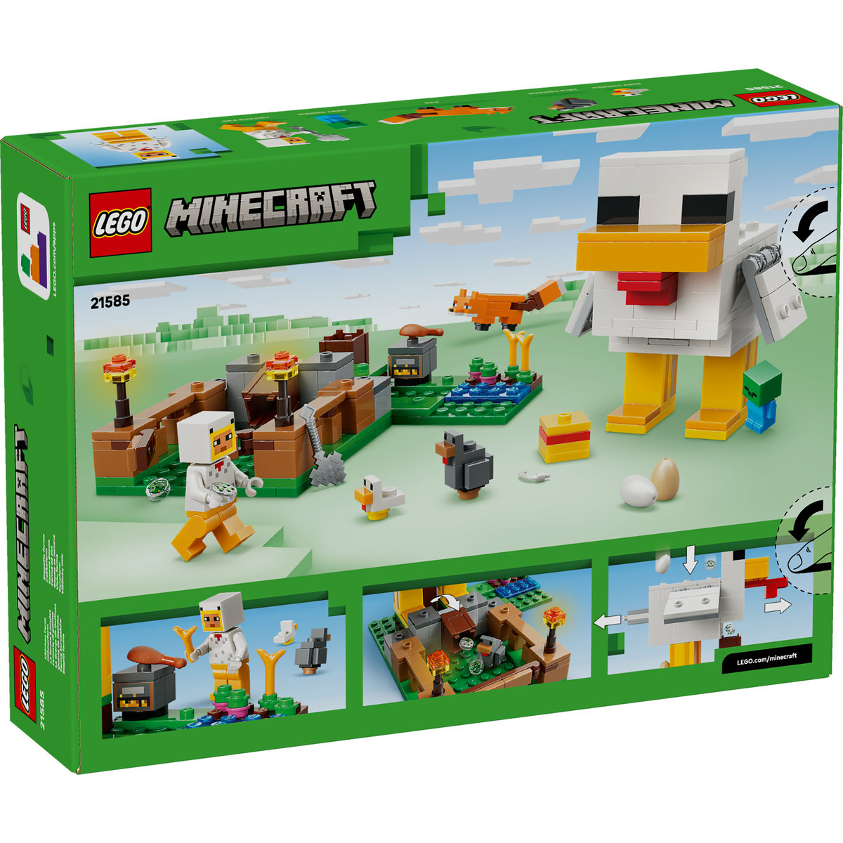 LEGO Minecraft Chicken Farm για 7+ Ετών 233τμχ 21585 - Image 2