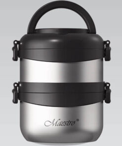 Alternative view of Maestro Μπουκάλι Θερμός Πλαστικό / Ανοξείδωτο 1.5lt Black με Λαβή MR-1635-150