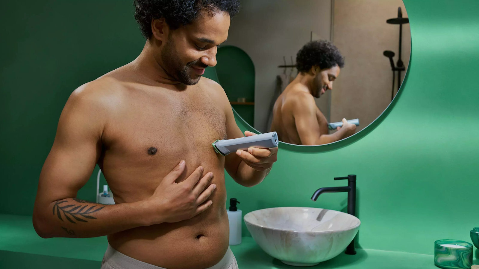 Philips Trimmer Επαναφορτιζόμενη Κουρευτική Μηχανή Γκρι MG5951/15 - Image 7