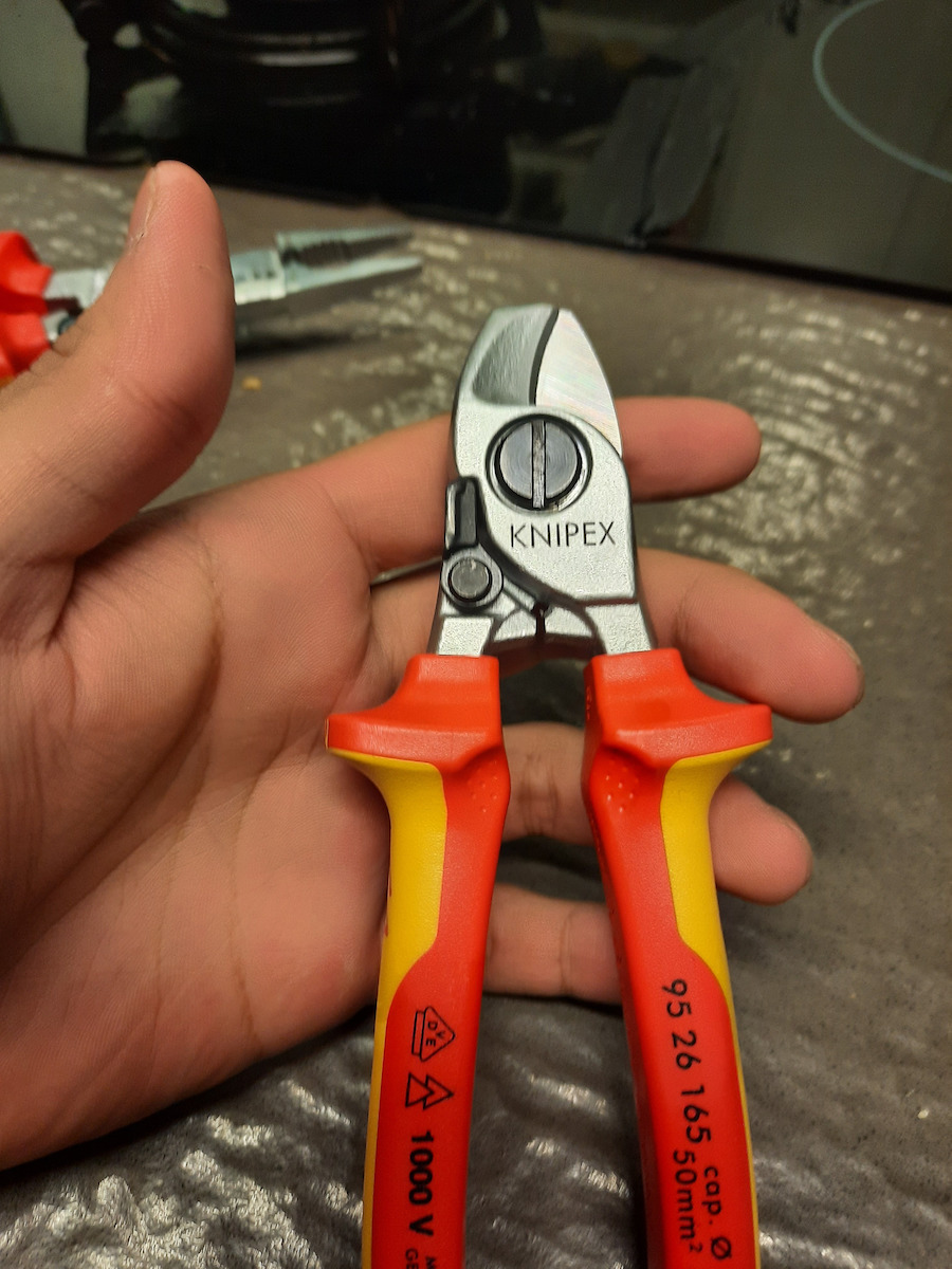 Knipex Κόφτης Καλωδίων Πλάγιος Ηλεκτρολόγου Μήκους 165mm 95 26 165 - Image 10