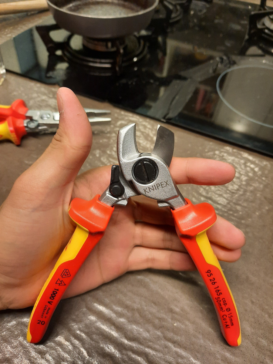 Knipex Κόφτης Καλωδίων Πλάγιος Ηλεκτρολόγου Μήκους 165mm 95 26 165 - Image 11
