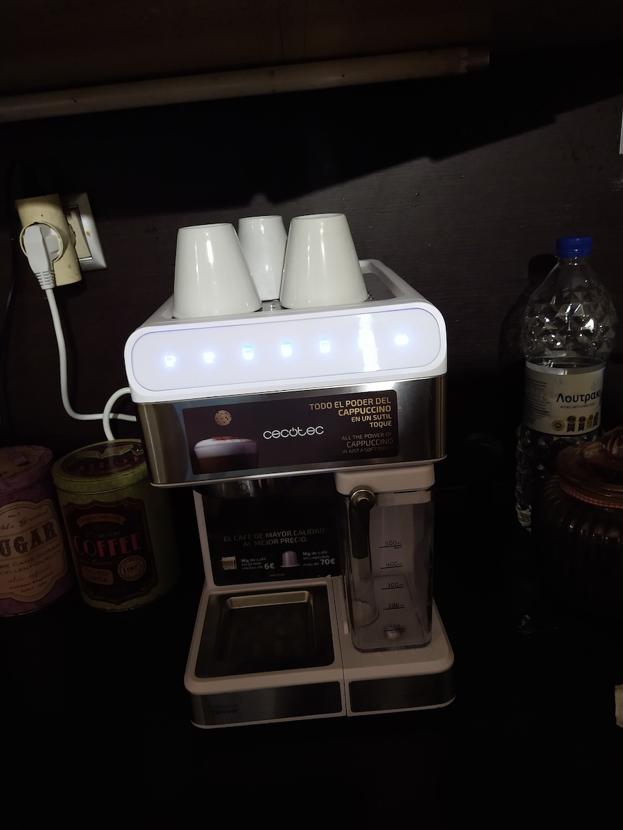 Cecotec Power Instant-ccino 20 Touch Μηχανή Espresso 1350W Πίεσης 20bar για Cappuccino Nera Series - Image 13