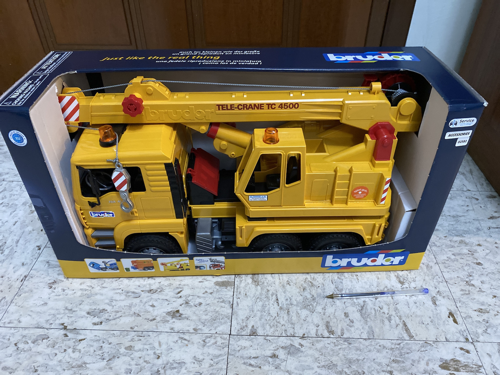 Bruder Man TC-4500 Γερανός 1:16 για 4+ Ετών - Image 13