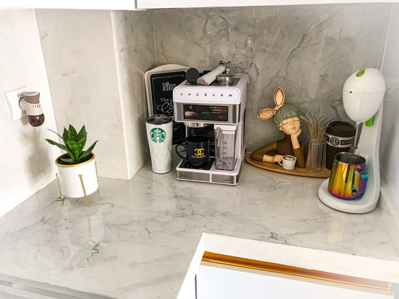 Cecotec Power Instant-ccino 20 Touch Μηχανή Espresso 1350W Πίεσης 20bar για Cappuccino Nera Series - Image 14