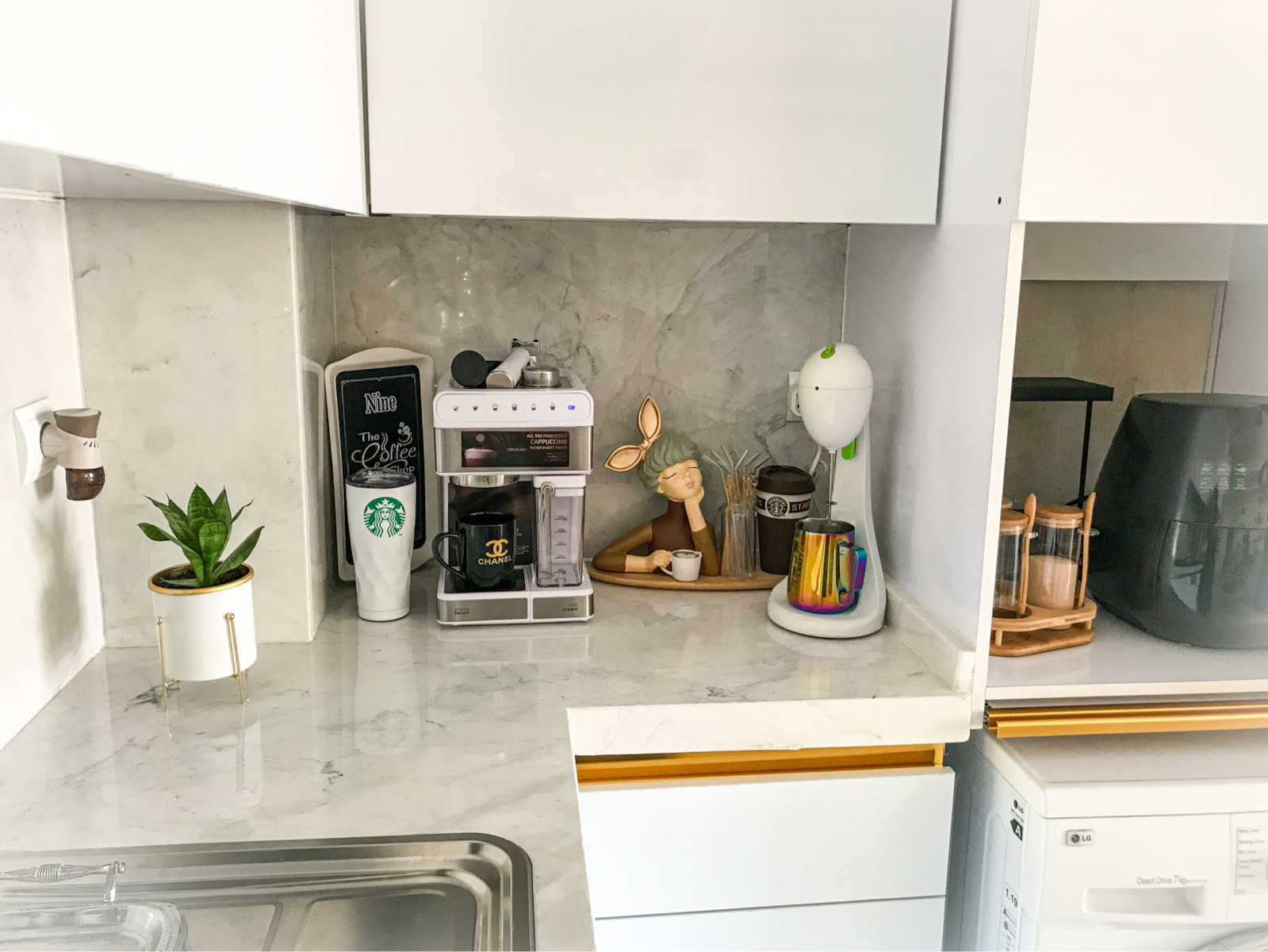 Cecotec Power Instant-ccino 20 Touch Μηχανή Espresso 1350W Πίεσης 20bar για Cappuccino Nera Series - Image 15