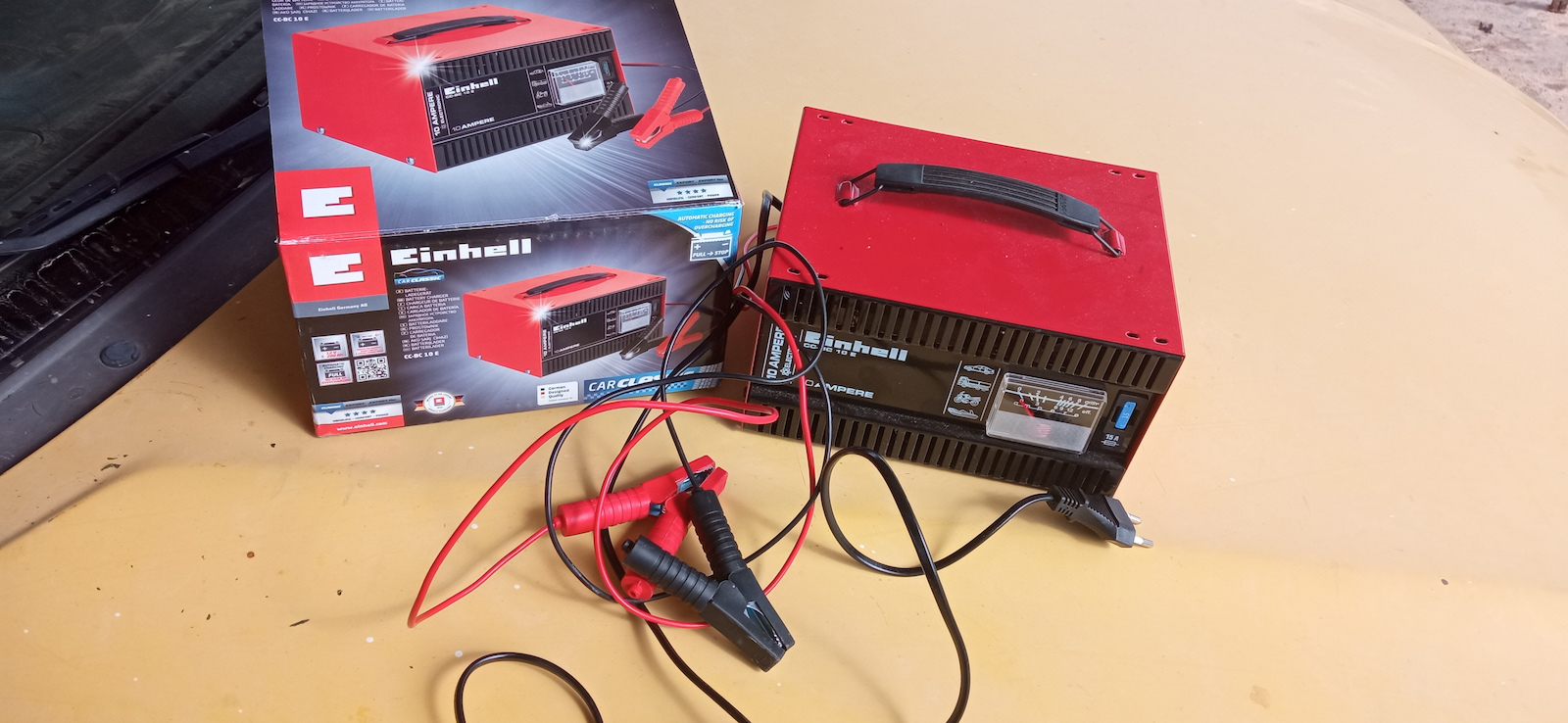 Einhell CC-BC10 Φορτιστής Μπαταρίας Αυτοκινήτου 12V 1050821 - Image 6