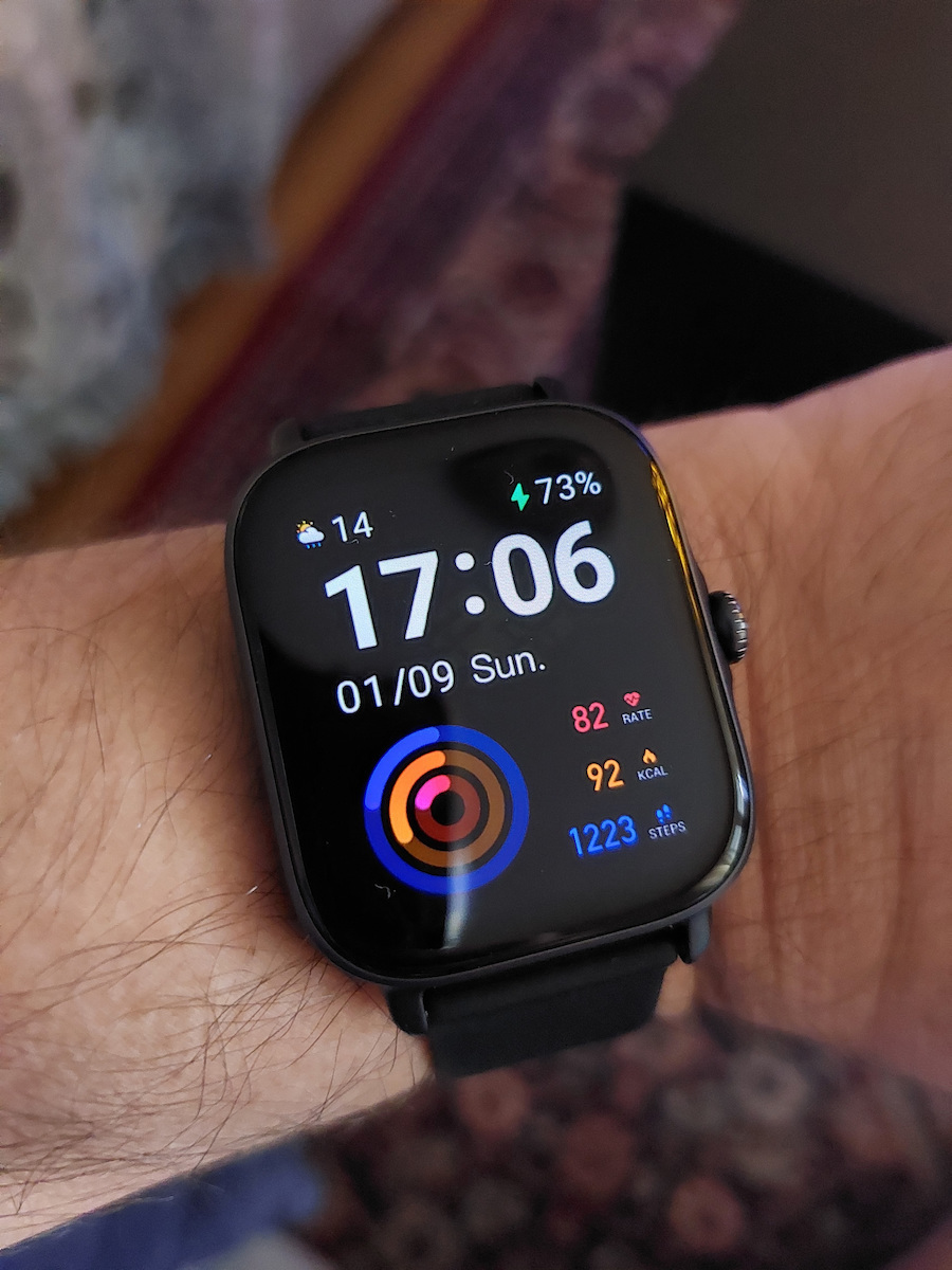 Amazfit GTS 3 Aluminium 43mm Αδιάβροχο Smartwatch με Παλμογράφο (Graphite Black) - Image 10