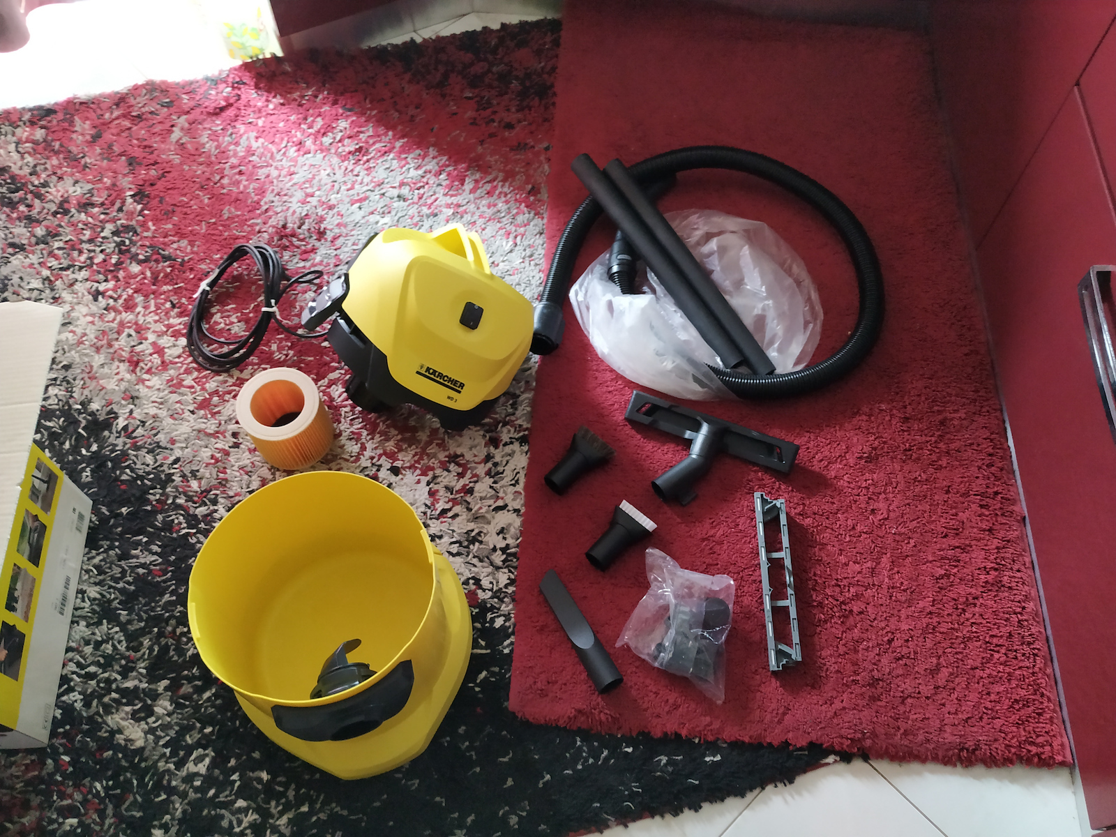 Karcher WD 3 Σκούπα Υγρών / Στερεών 1000W με Πλαστικό Κάδο 17lt - Image 7