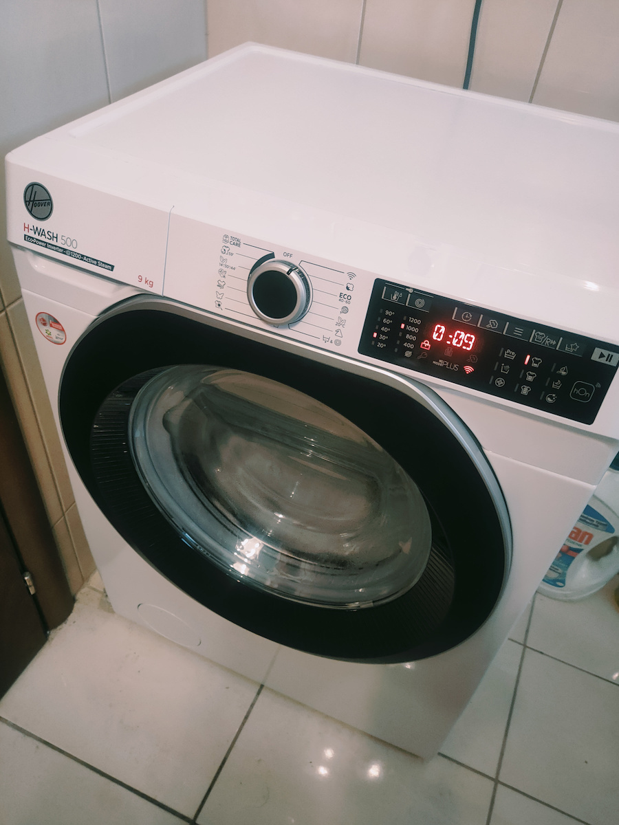 Hoover HW 29AMBS/1-S Πλυντήριο Ρούχων 9kg με Τεχνολογία Ατμού 1200 Στροφών 31010302 - Image 8