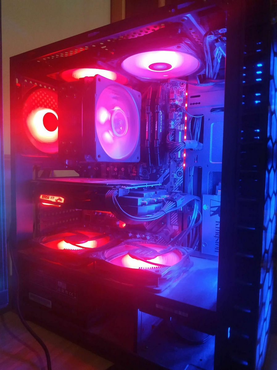 Inter-Tech CXC2 Gaming Midi Tower Κουτί Υπολογιστή με Πλαϊνό Παράθυρο Μαύρο - Image 8