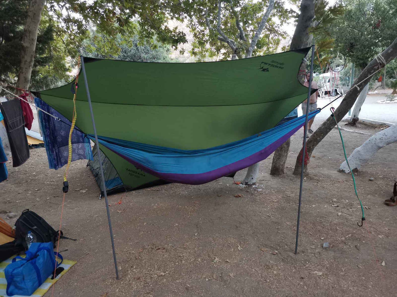 Amazonas AZ-3080010 Traveller Tarp Σκίαστρο Παραλίας Πράσινο 340εκ. AZ-3080010 - Image 11
