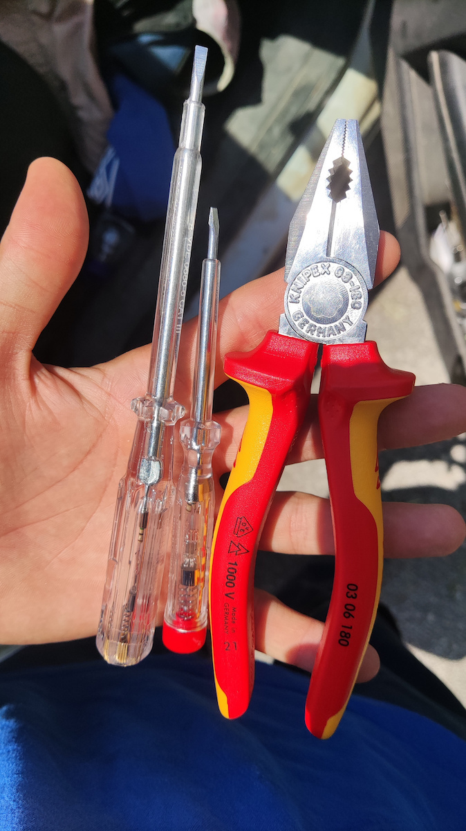 Knipex Πένσα Ίσια Ηλεκτρολόγου Μήκους 180mm 03 06 180 - Image 8