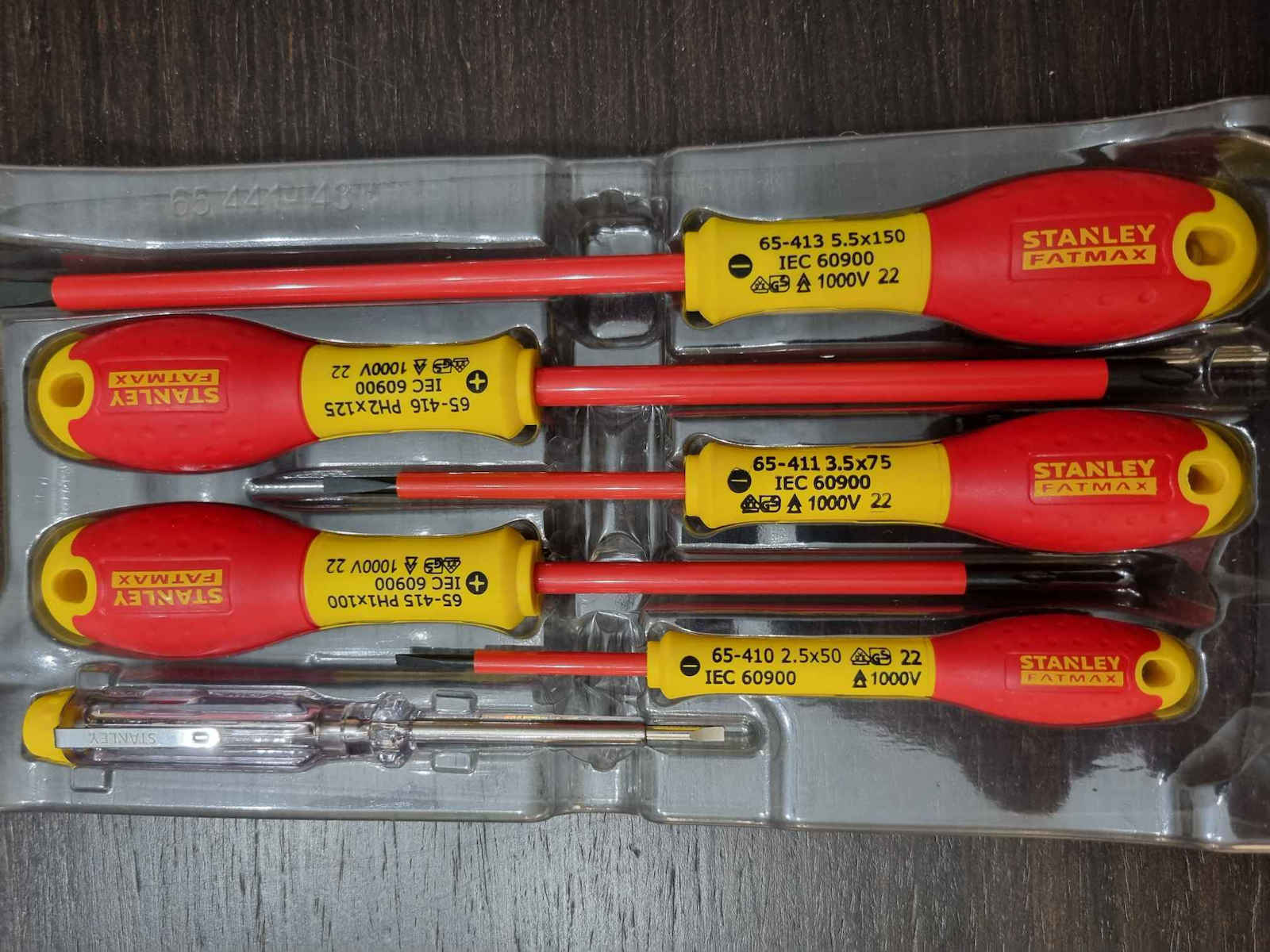 Stanley Σετ 6 Κατσαβίδια Ηλεκτρολόγου VDE 1000V Fatmax 0-65-443 - Image 5