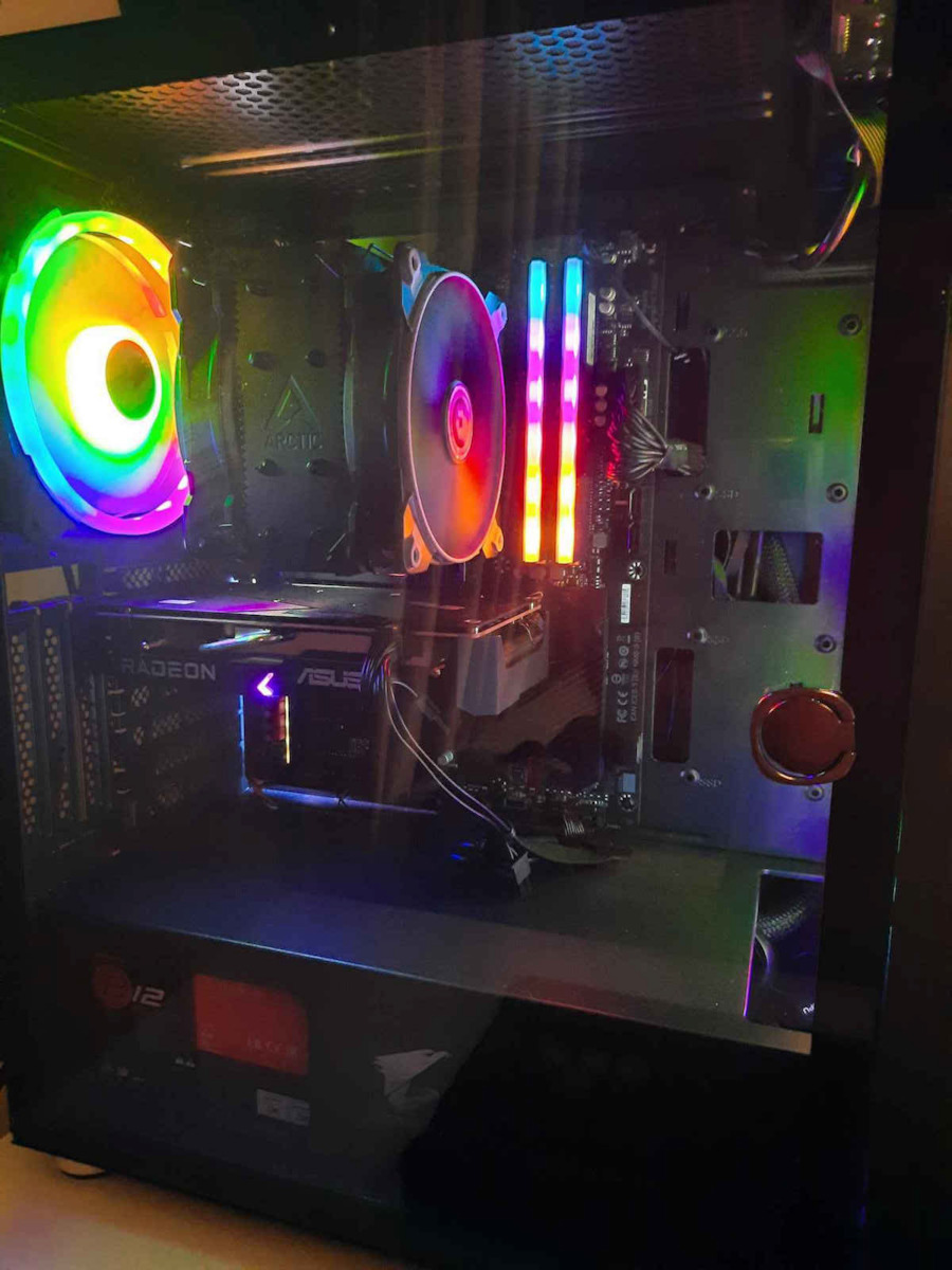 Aerocool Graphite ARGB Gaming Midi Tower Κουτί Υπολογιστή με Πλαϊνό Παράθυρο Μαύρο - Image 14