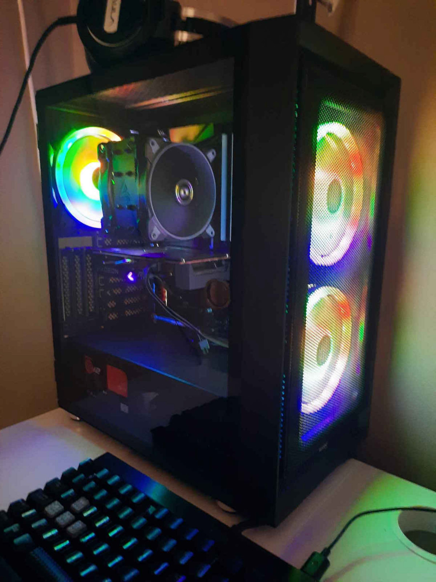 Aerocool Graphite ARGB Gaming Midi Tower Κουτί Υπολογιστή με Πλαϊνό Παράθυρο Μαύρο - Image 15