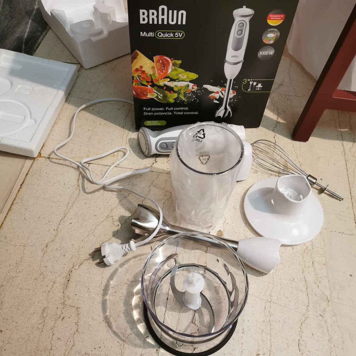 Braun MQ5235 Ραβδομπλέντερ με Ανοξείδωτη Ράβδο 1000W Λευκό - Image 9