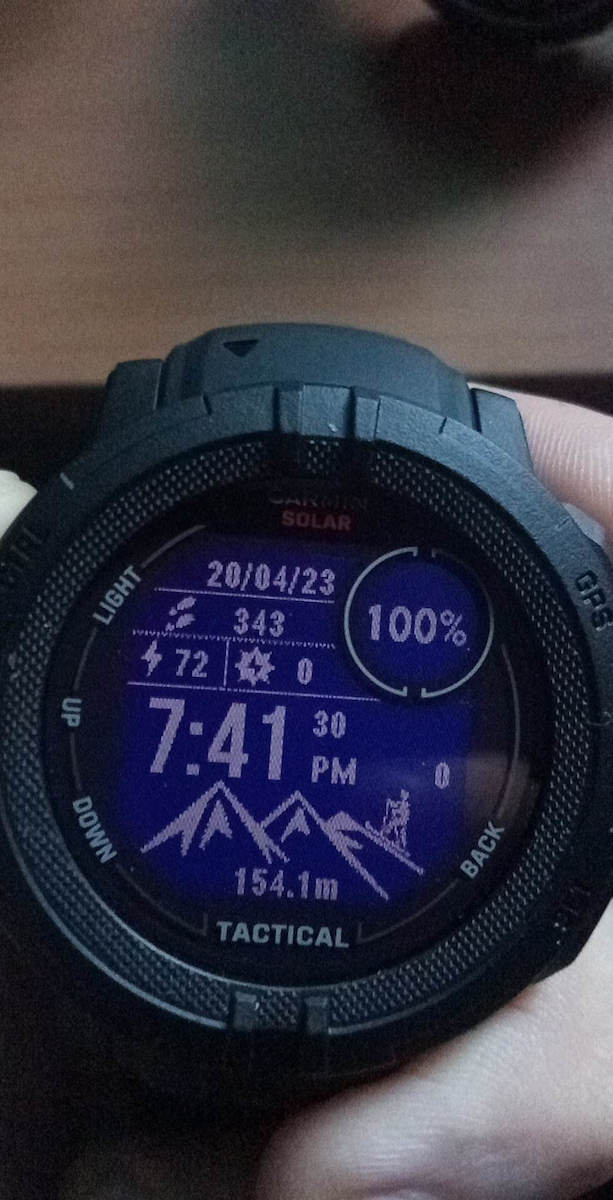 Garmin Instinct 2 Solar Tactical Edition 45mm Αδιάβροχο Smartwatch με Παλμογράφο (Black) - Image 15