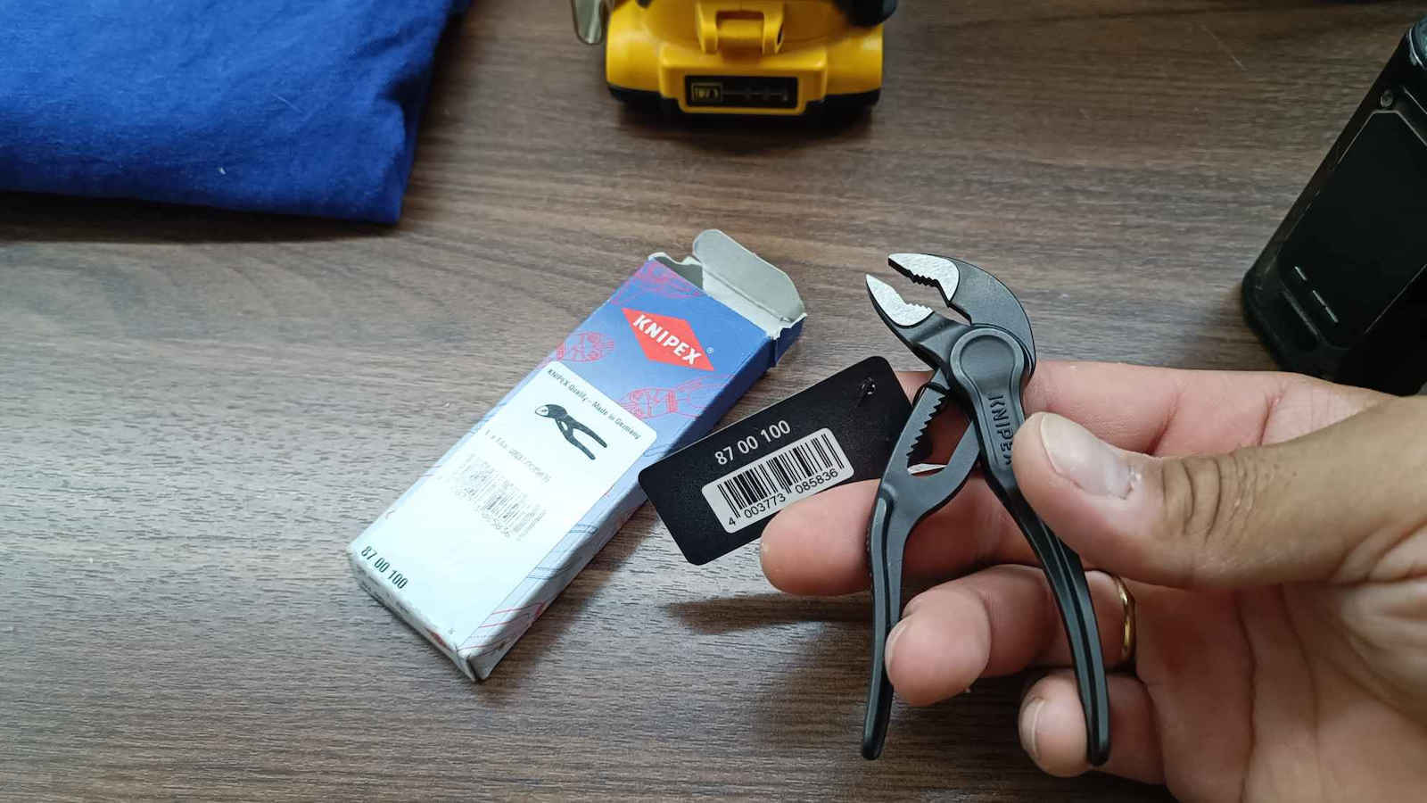 Knipex Cobra Γκαζοτανάλια 1" 100mm 87 00 100 - Image 14