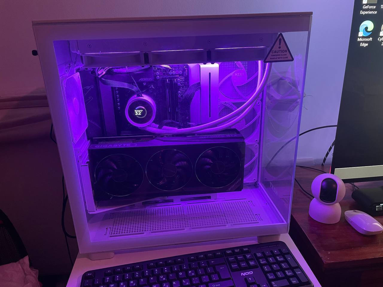 NZXT Vertical GPU Mounting Kit 175 mm PCIe 4.0x16 White - Image 4