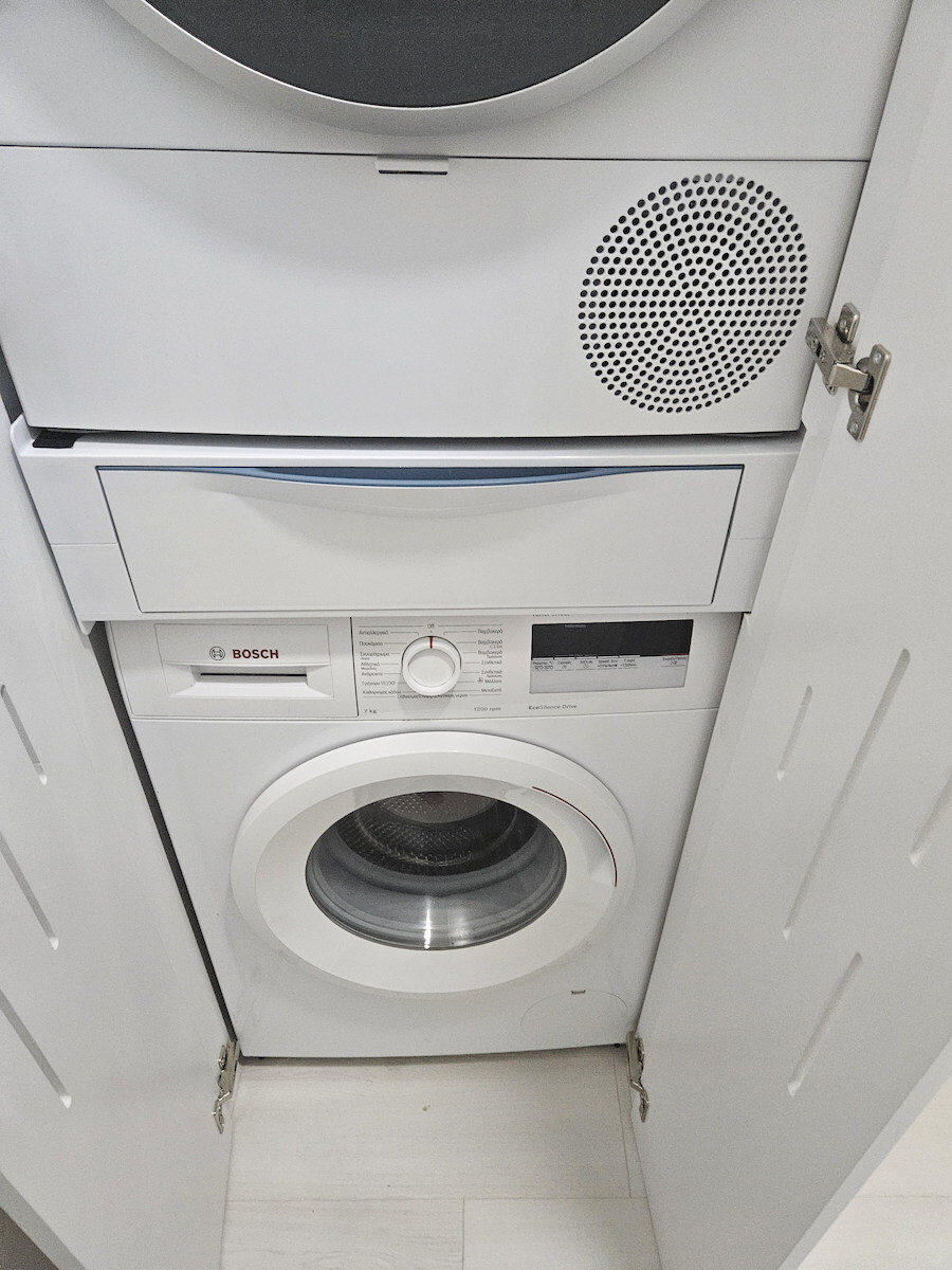 Meliconi Torre Base Extra L60 070-0599 Συνδετικό Πλυντηρίου/Στεγνωτηρίου από Μέταλλο με Συρτάρι 55x60εκ. - Image 6