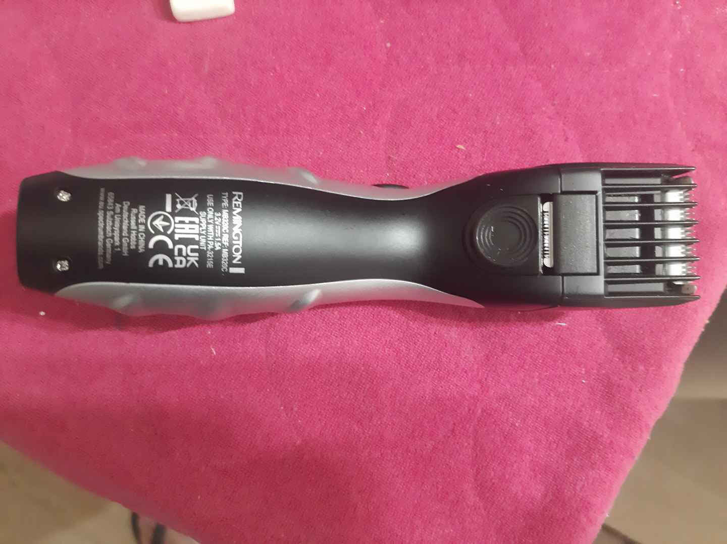 Remington Επαναφορτιζόμενη Κουρευτική Μηχανή Μαύρη MB320C - Image 10