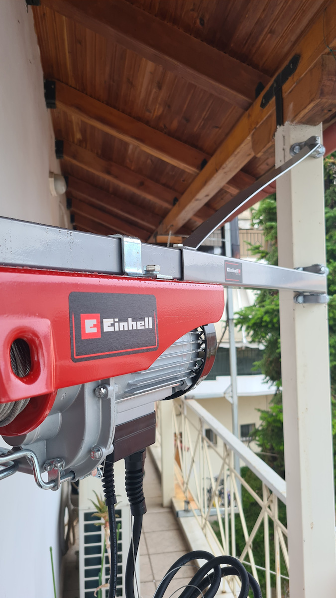 Einhell Ηλεκτρικό Παλάγκο ΤC-EH 500 για Φορτίο Βάρους έως 500kg σε Κόκκινο Χρώμα 2255140 - Image 9